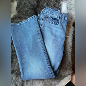 Madewell Midrise Kickout Crop Jeans SZ28 $45